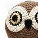 CROCHET OWL PILLOW