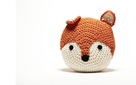 Crochet Fox Pillow