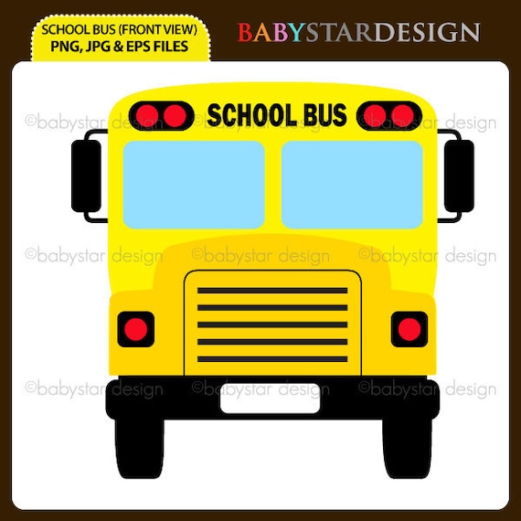 front of bus clipart - photo #47