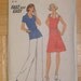 1970s Vintage A-Line Dress Pattern - Butterick 3715