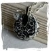 Butterfly Necklace White Butterfly Handmade Symbolic Pendant Necklace with Polymer Clay and Resin with an Adjustable Siver Chain.
