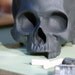 chalkboard skull