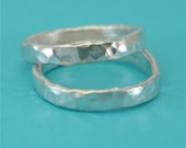 Stackable Fine Silver Rings - Two for Thirty Five