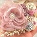 Bridal Sash- Wedding Sash in Dusty Rose, Rose, Champagne and Gold- Vintage Escape
