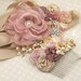 Bridal Sash- Wedding Sash in Dusty Rose, Rose, Champagne and Gold- Vintage Escape
