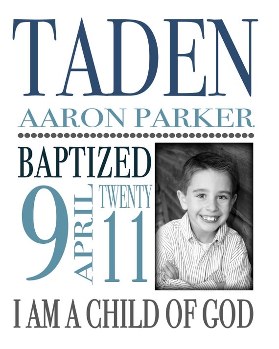 Custom Baptism Subway Art Announcement Il_570xn
