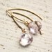 Juicy Pink Amethyst Earrings - 14KT Gold Filled - Simple Drops