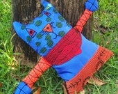 Cat creature from the drawing of an 8 year old