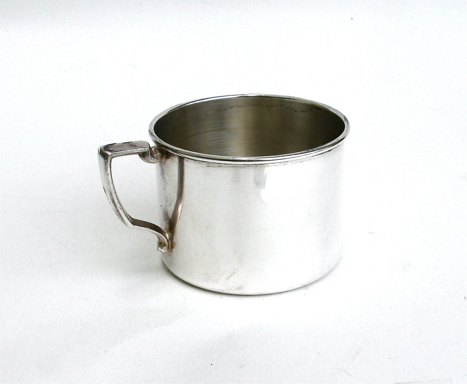 vintage child's silver cup