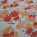 Vintage Orange, Red and Green Scarf by Halston