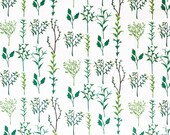 Herb Garden - Linen Cotton Canvas - Fabric Scrap
