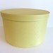 Vintage Hat Box Yellow