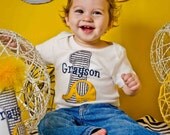 Personalized Elephant Birthday Shirt or Bodysuit