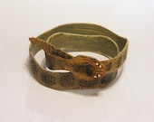 Carved Rattlesnake Belt Bespoke