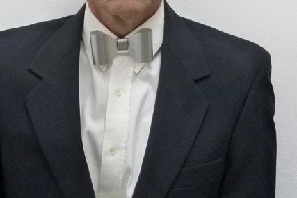 Metal Neck Bow Tie, Solid, Thin Sheet