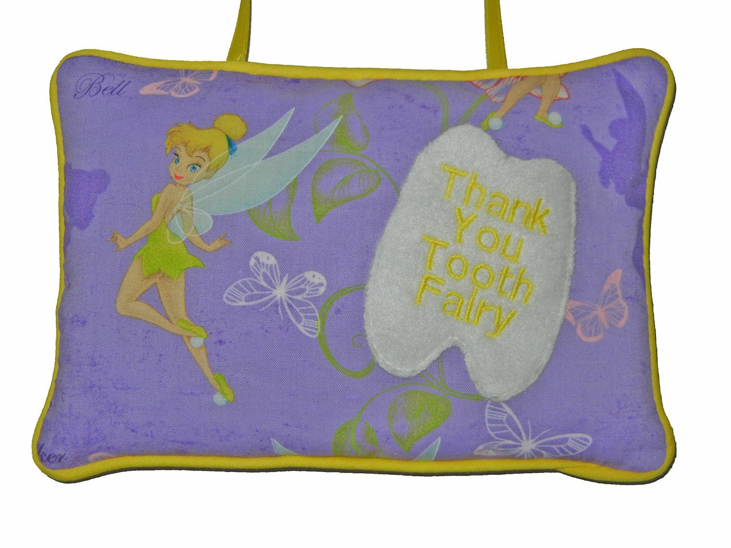Tooth Fairy Pillow with Pocket for Children in Preschool Kindergarten Grade School Girls Christmas Holiday Gift Idea