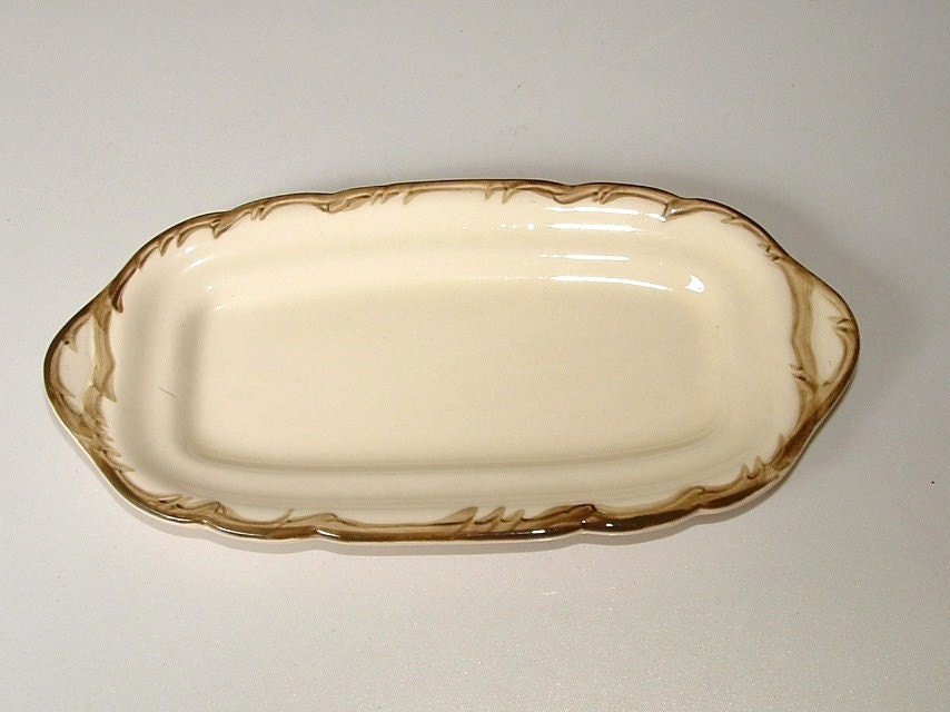 Cream Butter Dish