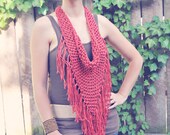 Clearance SALE, The Hanky Scarf in Rouge