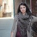Chunky Cowboy Fringe Bandana Scarf in Barley - End of Year Clearance