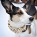 Brown Marble Doggie Neck Warmer - Med