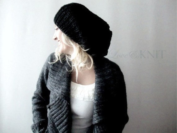 Black Slouchy Hat