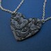 BFF Necklace Set in Metallic Black