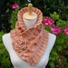 Ruffled and Ruched Scarf PDF Knitting Pattern Instant Download