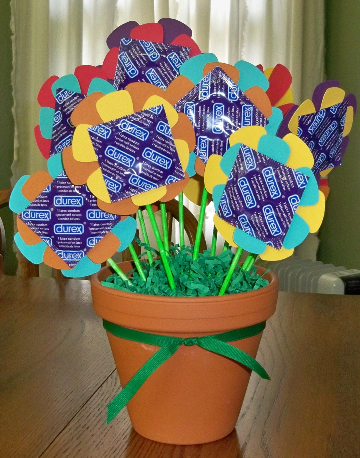 Items similar to A Dozen Condom Flower Bouquet on Etsy