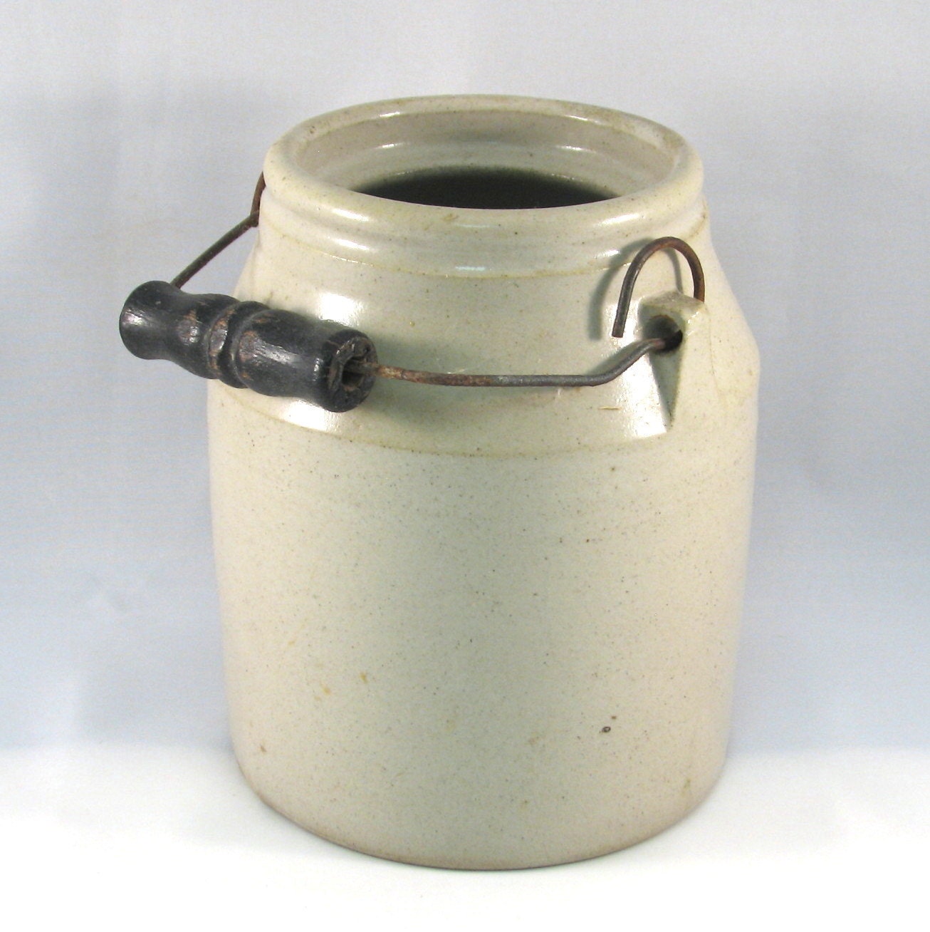 Antique Primitive Stoneware Small Crock With By VintageCreekside