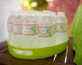 Lollipop Water Bottle Labels (custom colors available) - Printable