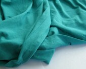 Organic Cotton Jersey Fabric, Turquoise, 1 yard