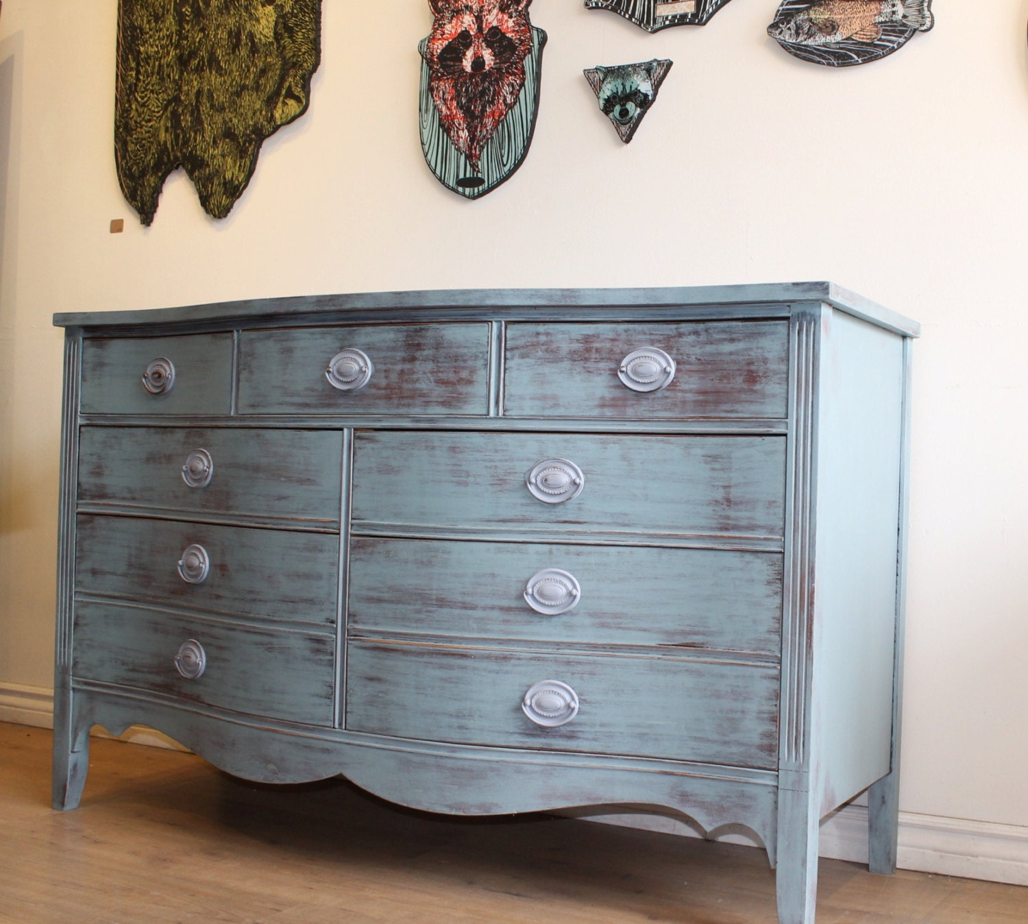 Grey/blue dresser - Reserved for Bridget