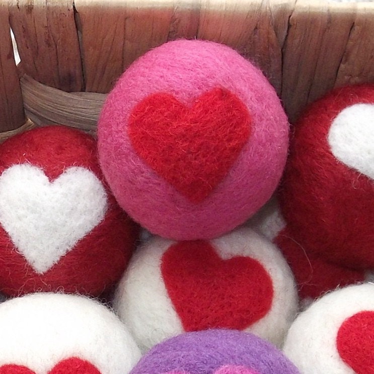 Jack's Valentine Catnip Wool Cat Toy - Pink and Red