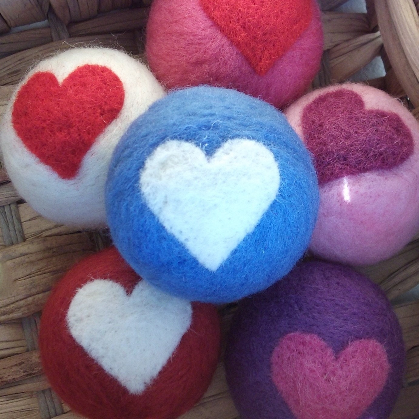 Jack's Valentine Catnip Wool Cat Toy - Blue and White