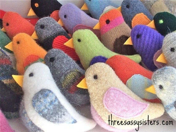 Birds of a Sweater - Pack of 3 Cat Toys