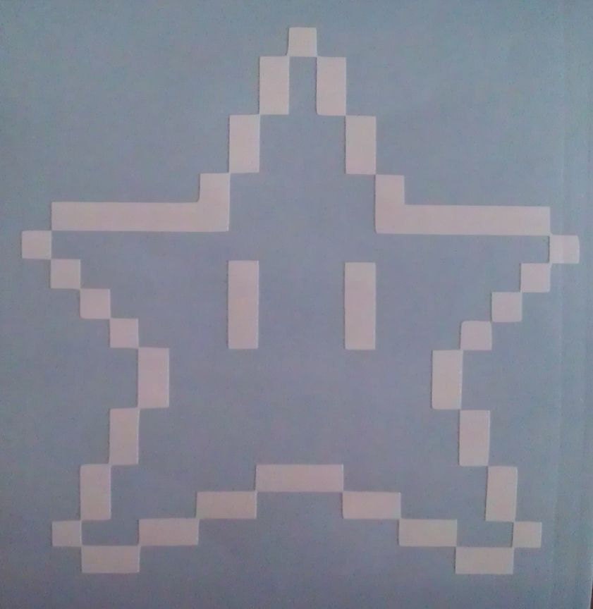 Mario Star Outline