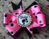 Barbie Bow with Bottle Cap Center