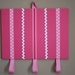 Pink  Bow Board with Loops for Headbands comes with free bow