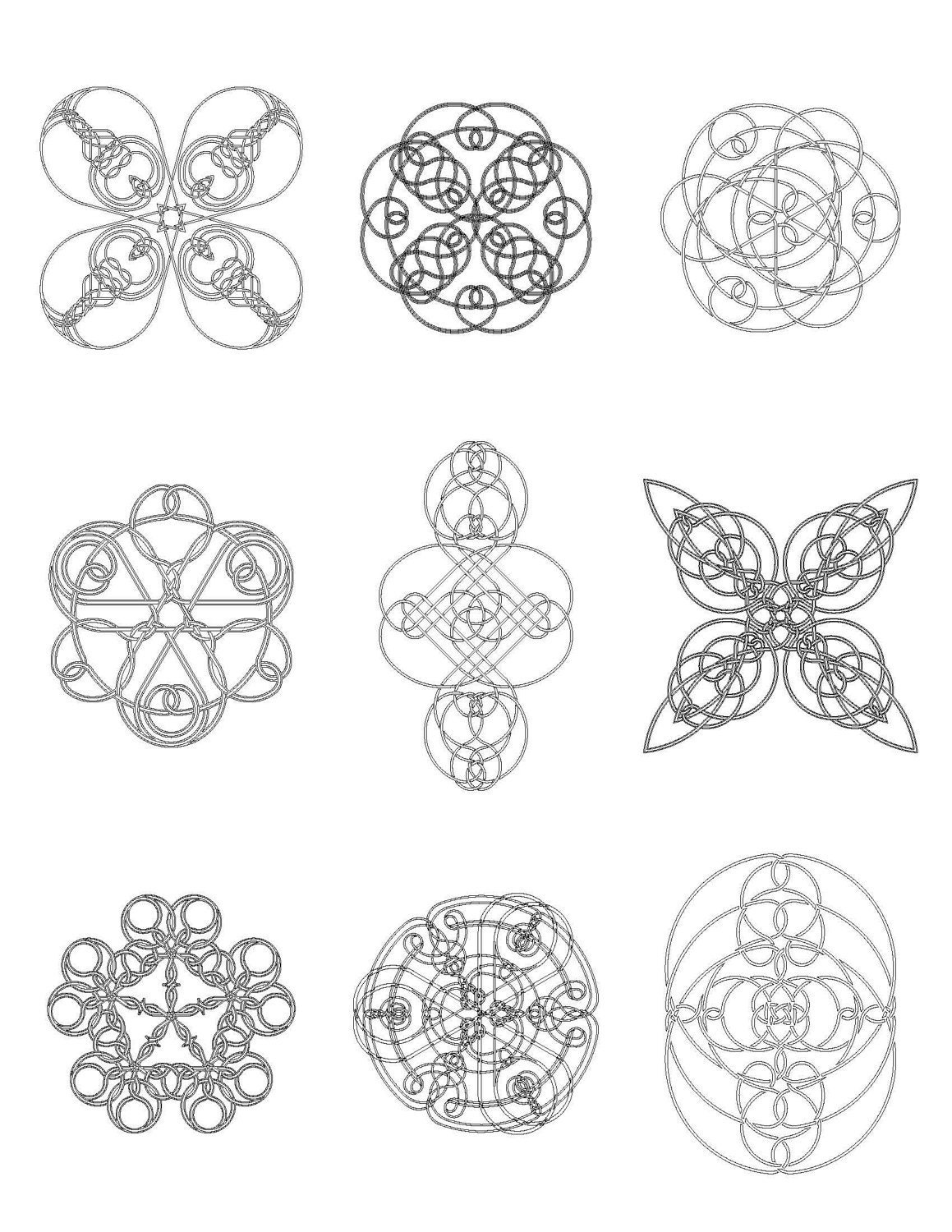 Celtic Knot Coloring Book 7, PDF