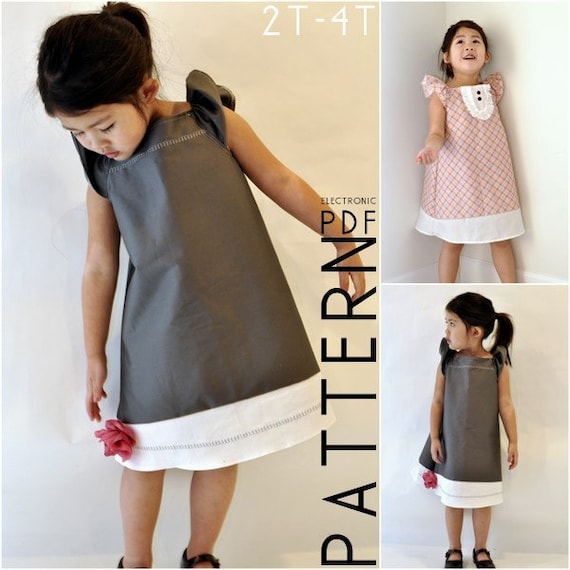 2T, 3T, 4T - The Everyday Dress - Downloadable PDF Pattern and Instructions