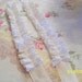 pair of romantic snow white ruffled curtains