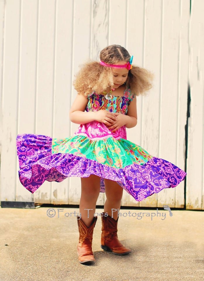 Twirly Shirred Sundress