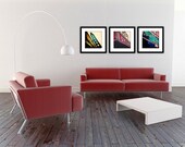 Chicago Photography- Home Decor- Wall Art- Chicago Art-  Urban Decor, Office Decor, Retro Modern Art, Vintage Neon- The Uptown Series