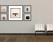 Vintage Cameras - retro camera photographs, etsy wall art - The Camera Love Series - retro geekery, apartment decor, print set, man cave
