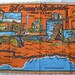 Vintage Souvenir Cloth Map of the Nullabor Region, Australia