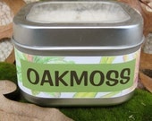 Oakmoss Soy Candle 8 oz. - Green Daffodil- Handpoured - Anne and Siouxsan