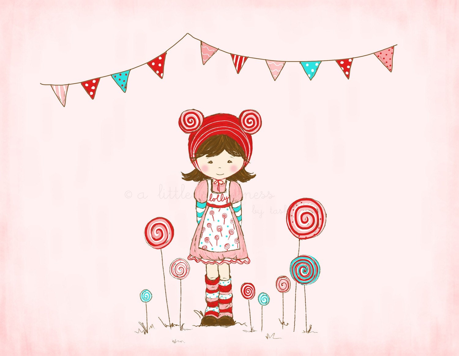 Miss Lolly Embroidery PATTERN