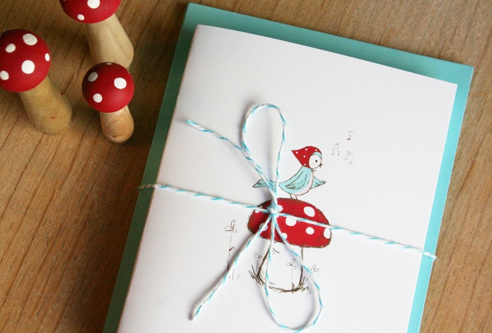 Sweet Little Note - Set of 8 Notecards