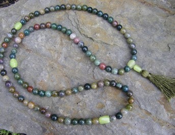 Fancy Jasper Necklace Mala