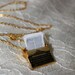 The Writer - Gold Plated Typewriter Necklace